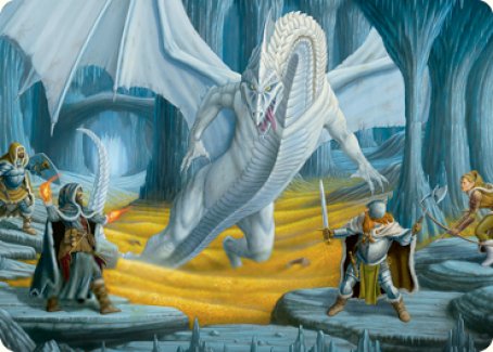 Cave of the Frost Dragon Art Card [Dungeons & Dragons: Adventures in the Forgotten Realms Art Series] | Pegasus Games WI