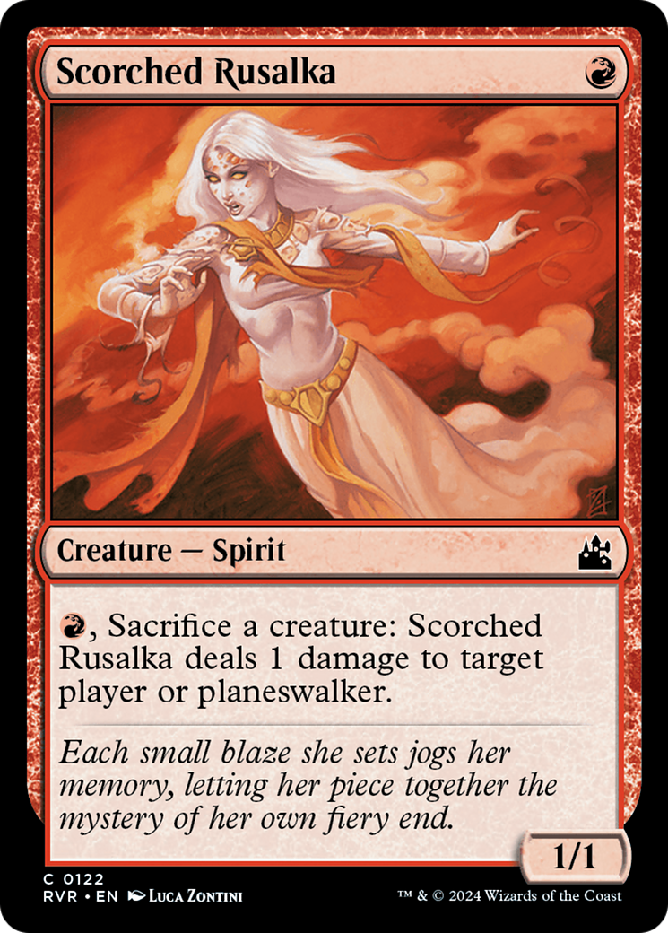 Scorched Rusalka [Ravnica Remastered] | Pegasus Games WI