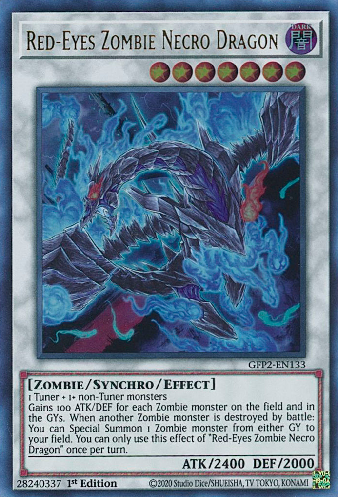 Red-Eyes Zombie Necro Dragon [GFP2-EN133] Ultra Rare | Pegasus Games WI