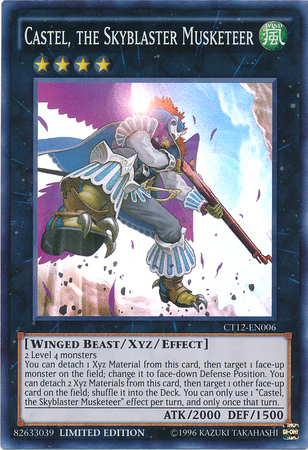 Castel, the Skyblaster Musketeer [CT12-EN006] Super Rare | Pegasus Games WI