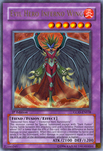 Evil Hero Inferno Wing [GLAS-EN038] Ultra Rare | Pegasus Games WI