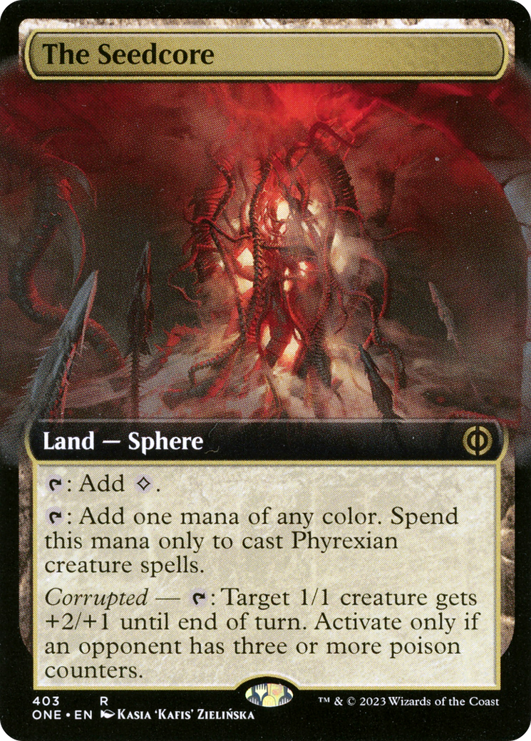 The Seedcore (Extended Art) [Phyrexia: All Will Be One] | Pegasus Games WI