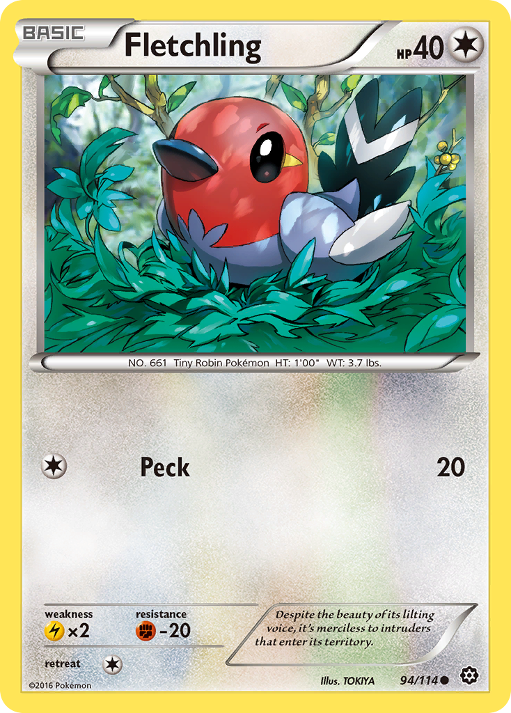 Fletchling (94/114) [XY: Steam Siege] | Pegasus Games WI