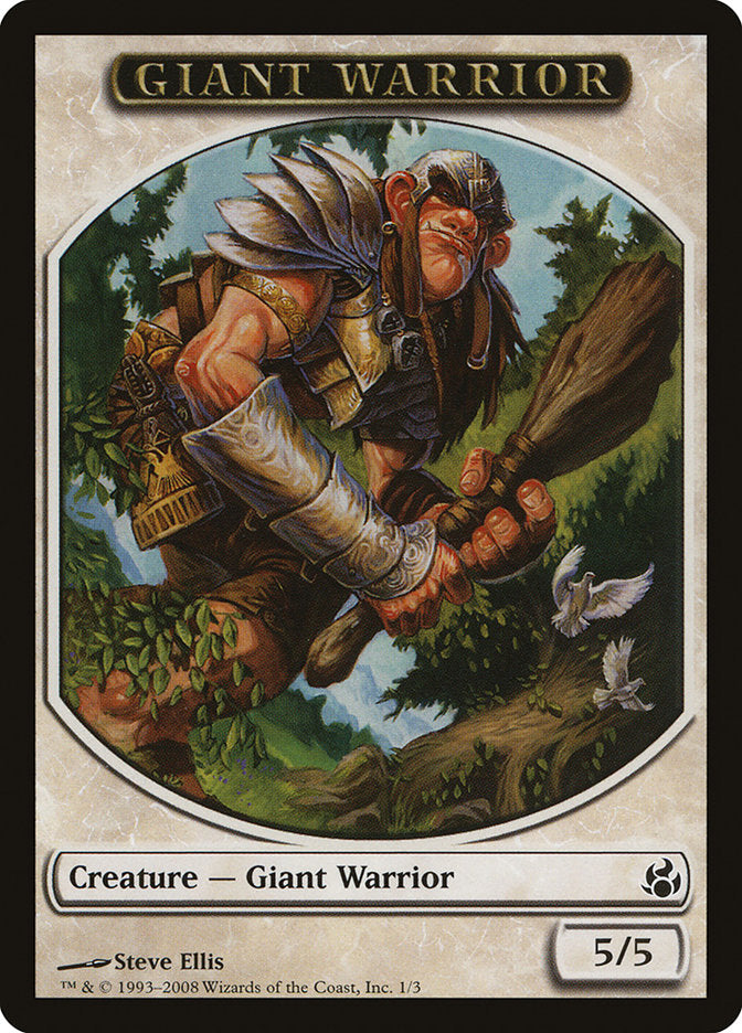 Giant Warrior Token [Morningtide Tokens] | Pegasus Games WI