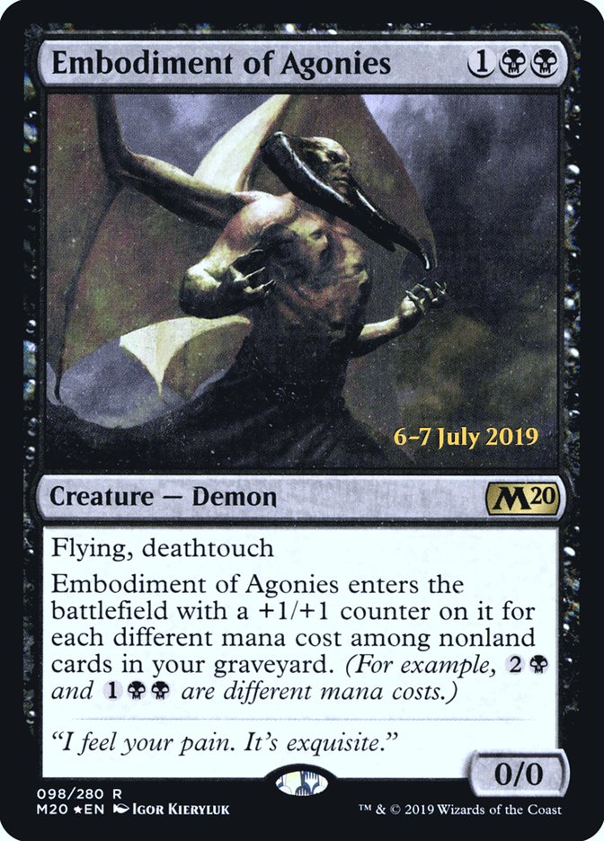 Embodiment of Agonies [Core Set 2020 Prerelease Promos] | Pegasus Games WI