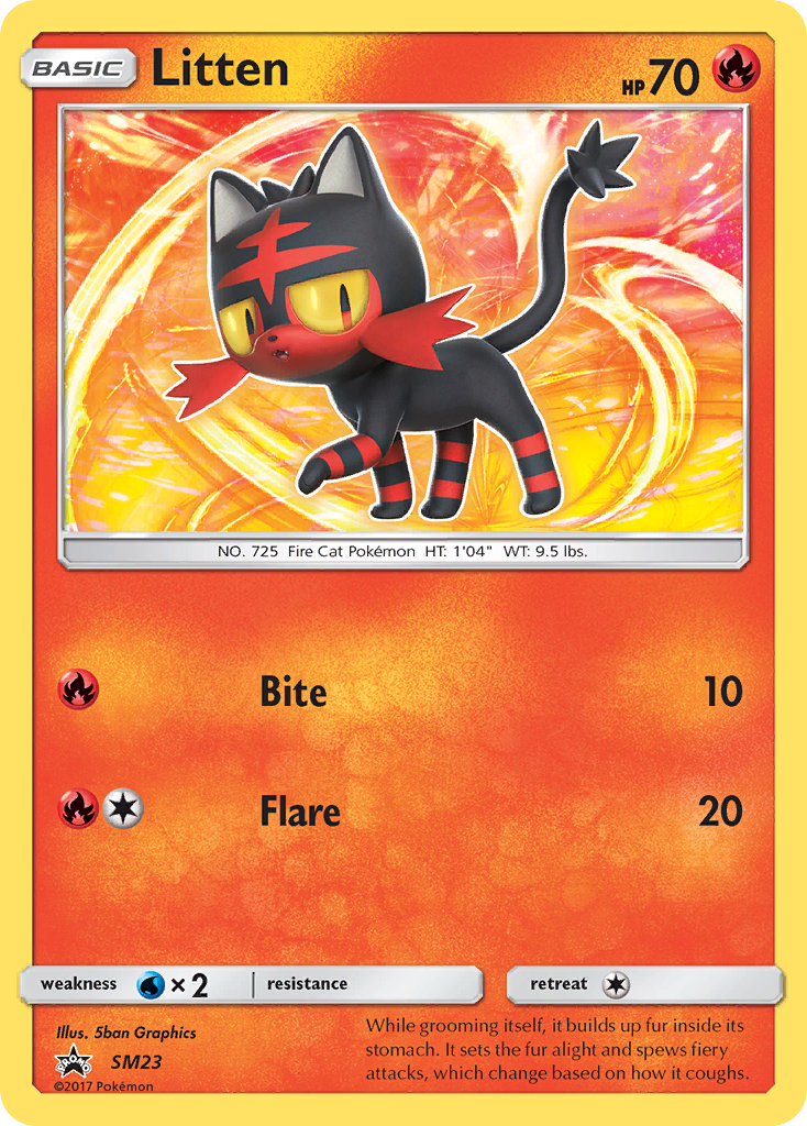 Litten (SM23) [Sun & Moon: Black Star Promos] | Pegasus Games WI