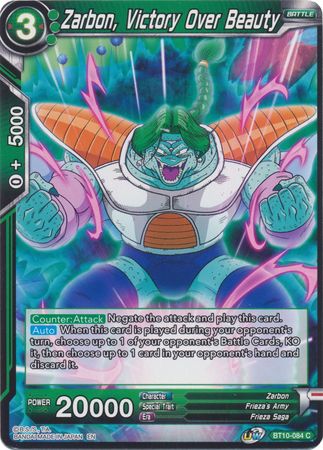 Zarbon, Victory Over Beauty (BT10-084) [Rise of the Unison Warrior 2nd Edition] | Pegasus Games WI