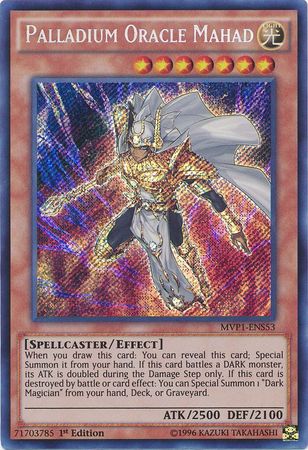 Palladium Oracle Mahad [MVP1-ENS53] Secret Rare | Pegasus Games WI