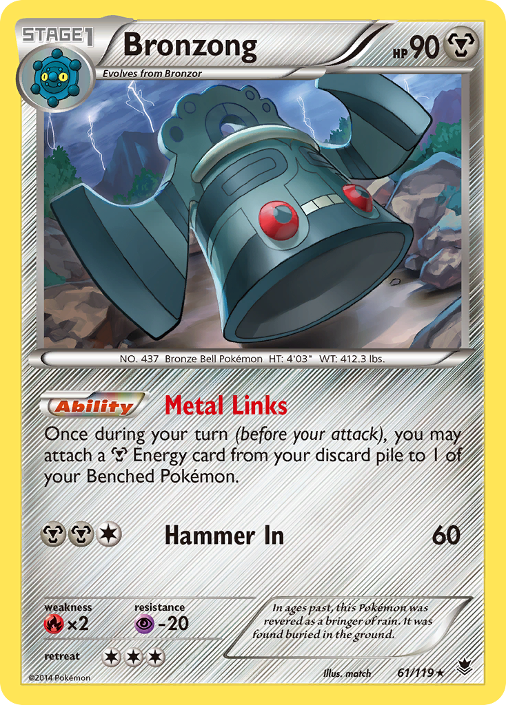 Bronzong (61/119) [XY: Phantom Forces] | Pegasus Games WI