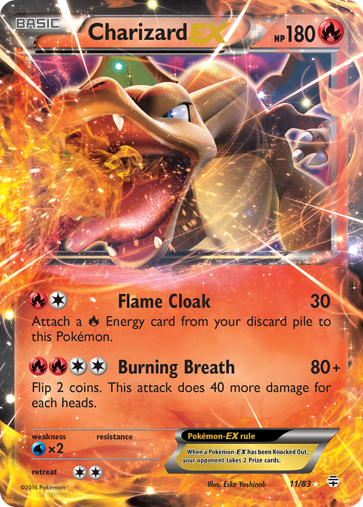 Charizard EX (11/83) [XY: Generations] | Pegasus Games WI