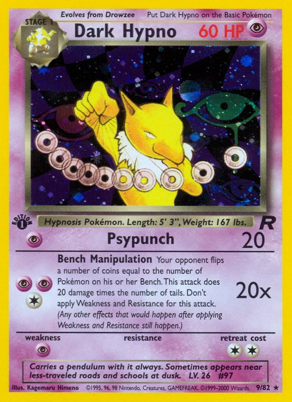 Dark Hypno (9/82) [Team Rocket 1st Edition] | Pegasus Games WI