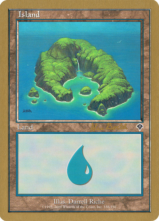 Island (ab338) (Alex Borteh) [World Championship Decks 2001] | Pegasus Games WI