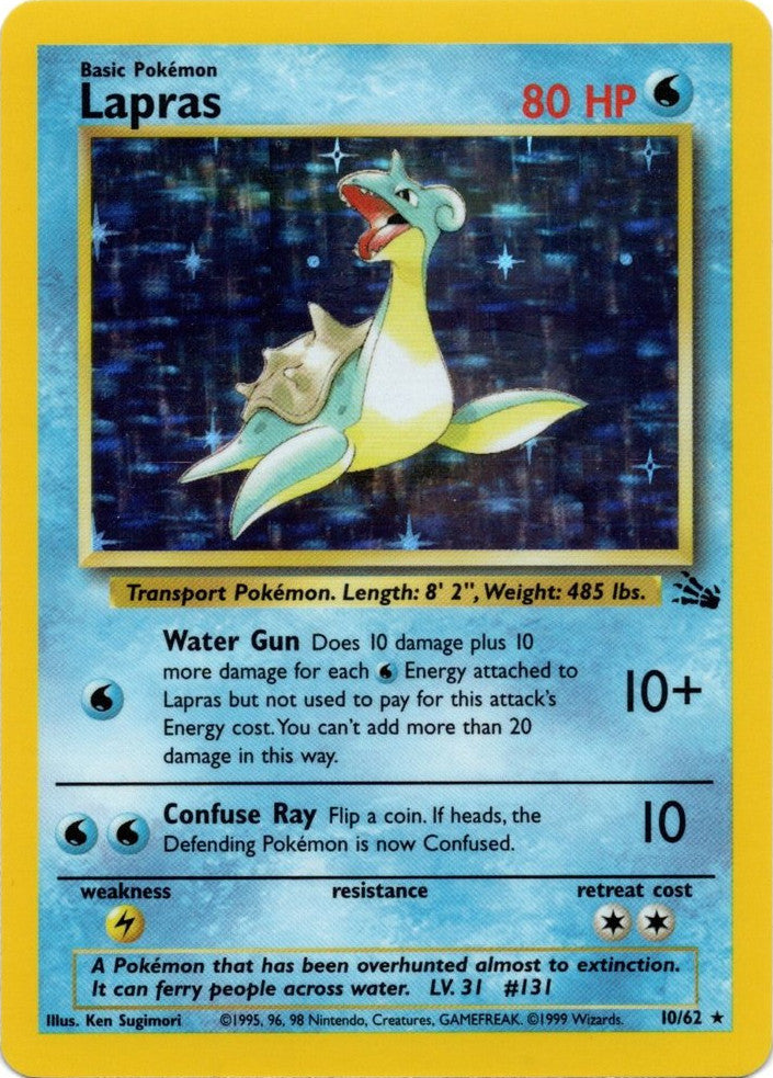 Lapras (10/62) [Fossil Unlimited] | Pegasus Games WI