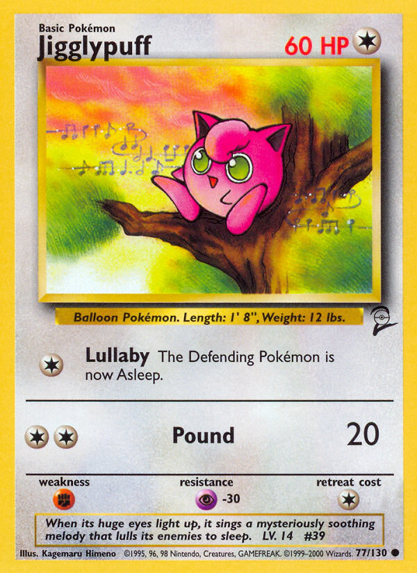 Jigglypuff (77/130) [Base Set 2] | Pegasus Games WI