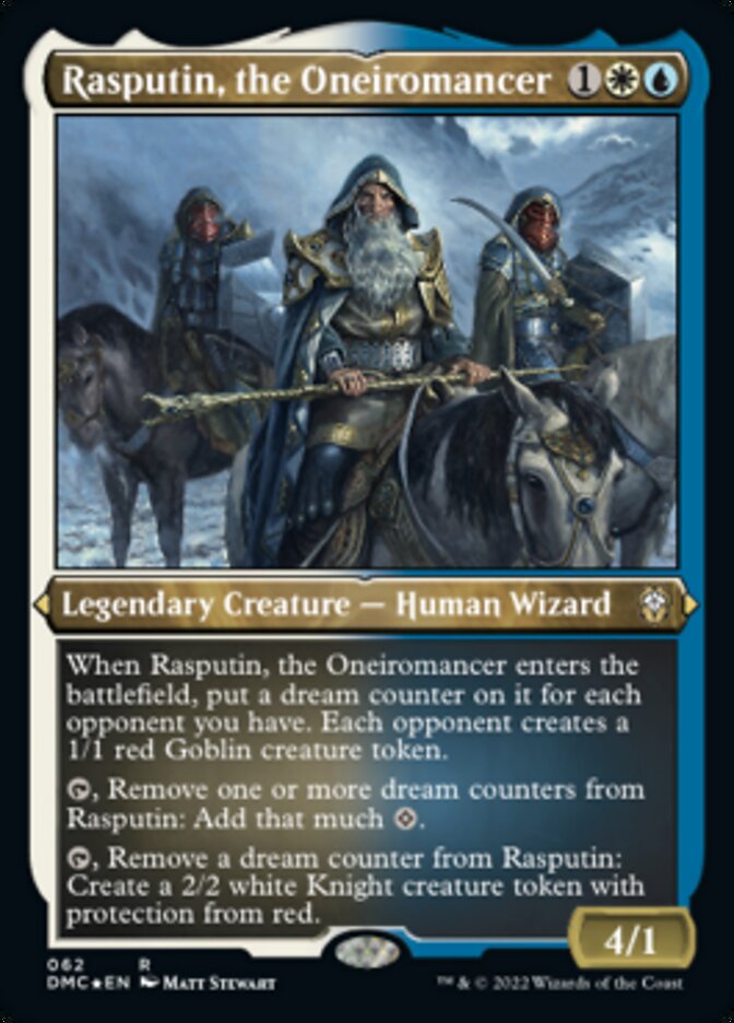 Rasputin, the Oneiromancer (Foil Etched) [Dominaria United Commander] | Pegasus Games WI