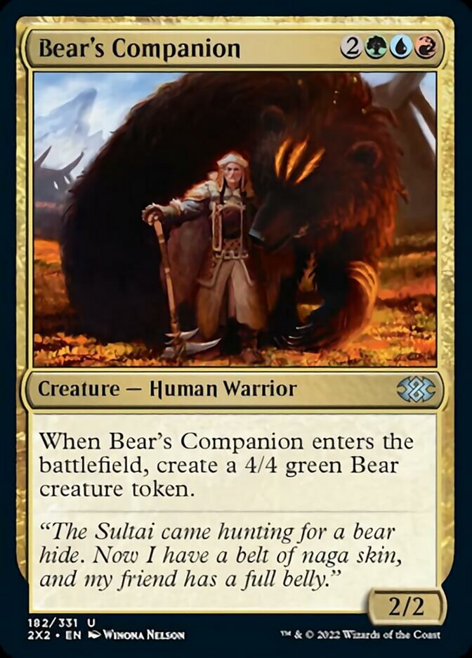 Bear's Companion [Double Masters 2022] | Pegasus Games WI