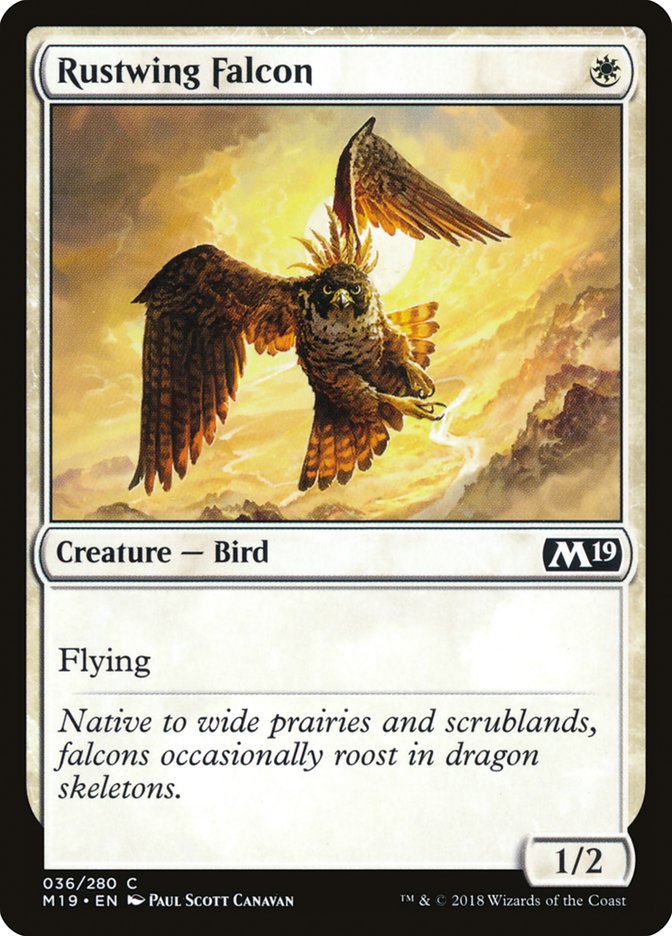 Rustwing Falcon [Core Set 2019] | Pegasus Games WI
