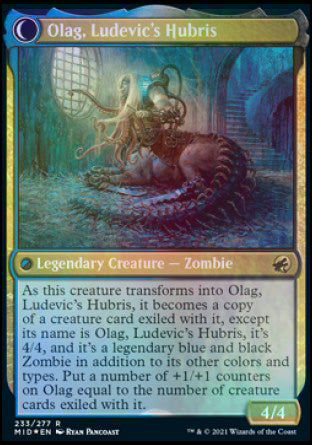 Ludevic, Necrogenius // Olag, Ludevic's Hubris [Innistrad: Midnight Hunt Prerelease Promos] | Pegasus Games WI