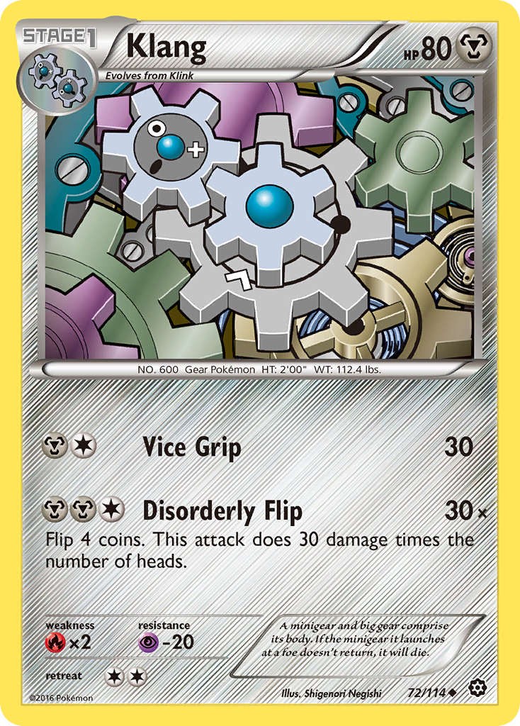 Klang (72/114) [XY: Steam Siege] | Pegasus Games WI