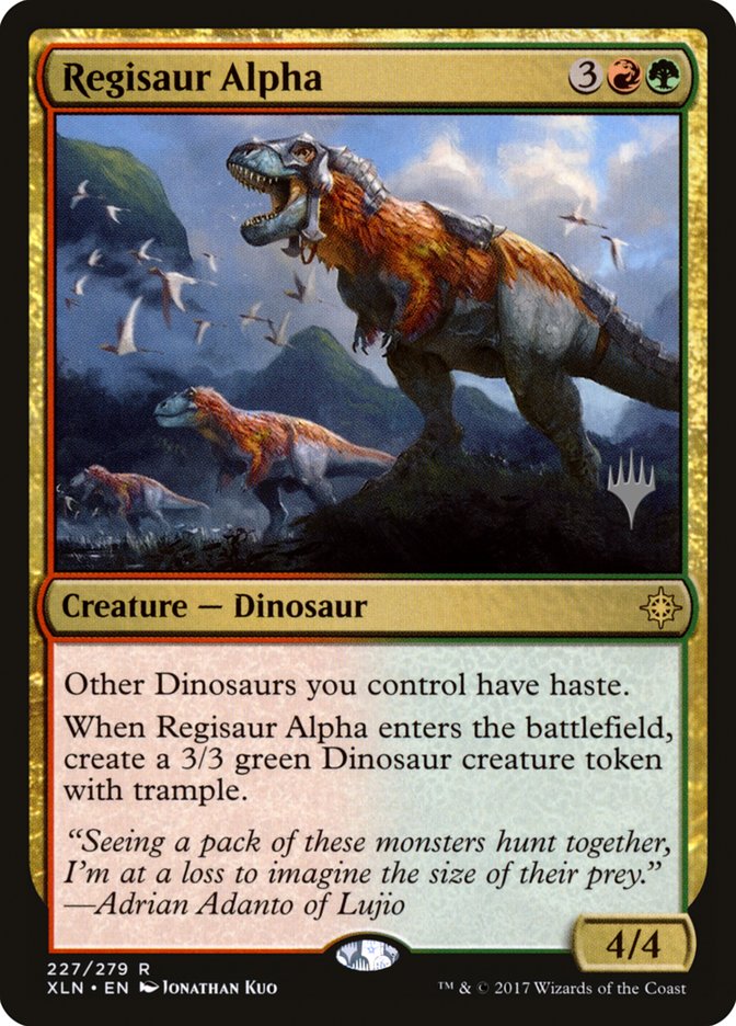 Regisaur Alpha (Promo Pack) [Ixalan Promos] | Pegasus Games WI
