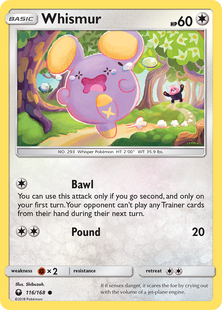 Whismur (116/168) [Sun & Moon: Celestial Storm] | Pegasus Games WI