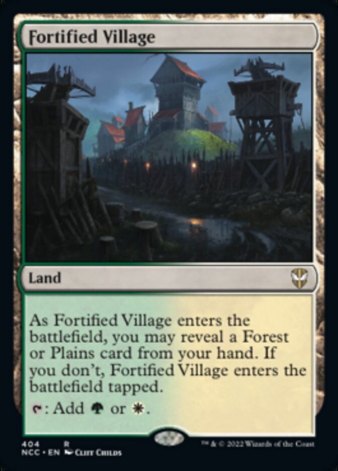 Fortified Village [Streets of New Capenna Commander] | Pegasus Games WI