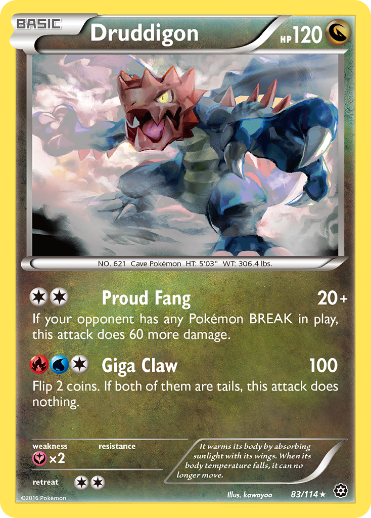 Druddigon (83/114) [XY: Steam Siege] | Pegasus Games WI
