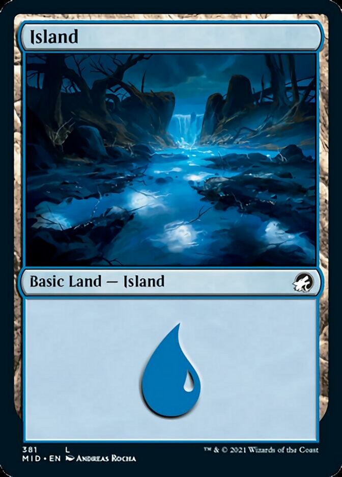 Island (381) [Innistrad: Midnight Hunt] | Pegasus Games WI