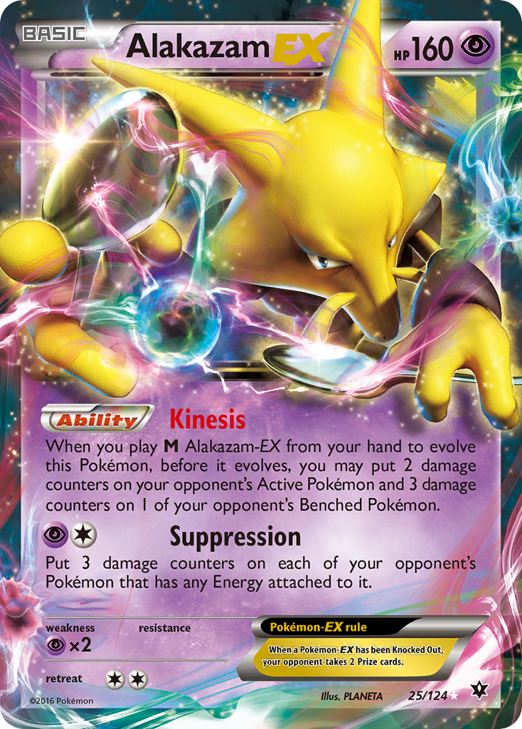 Alakazam EX (25/124) [XY: Fates Collide] | Pegasus Games WI