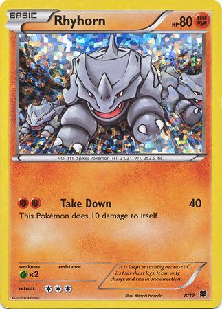 Rhyhorn (8/12) [McDonald's Promos: 2015 Collection] | Pegasus Games WI