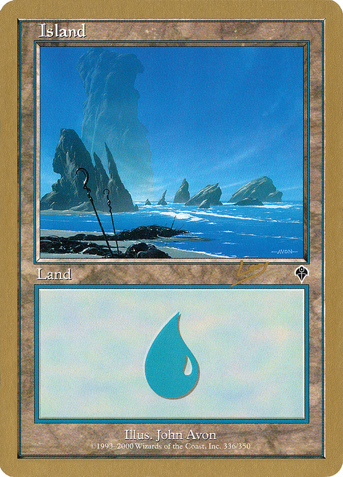 Island (rl336) (Raphael Levy) [World Championship Decks 2002] | Pegasus Games WI