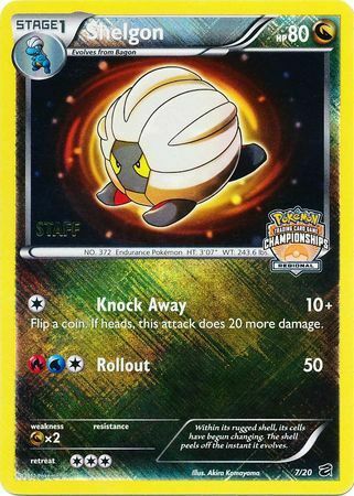 Shelgon (7/20) (Regional Championship Promo Staff) [Black & White: Dragon Vault] | Pegasus Games WI