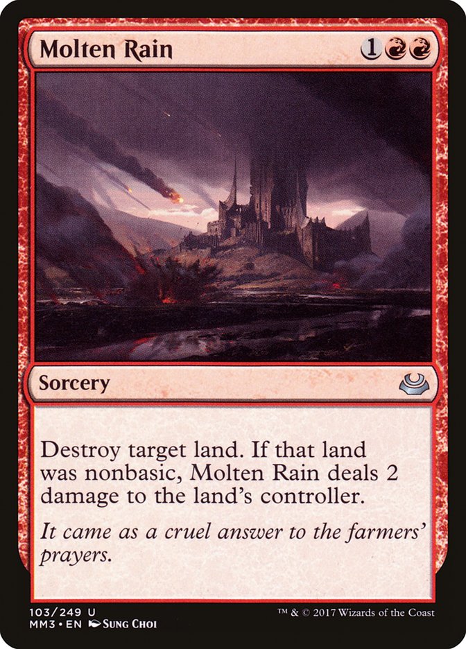 Molten Rain [Modern Masters 2017] | Pegasus Games WI