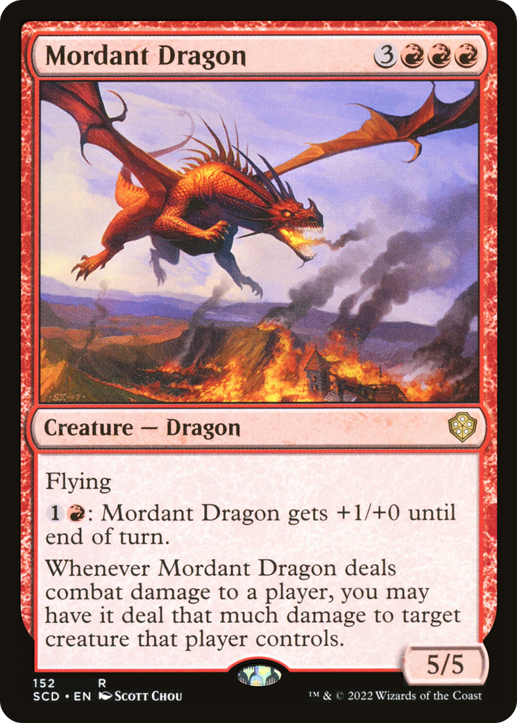 Mordant Dragon [Starter Commander Decks] | Pegasus Games WI