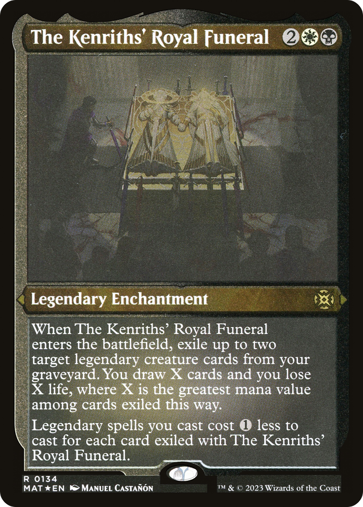 The Kenriths' Royal Funeral (Foil Etched) [March of the Machine: The Aftermath] | Pegasus Games WI