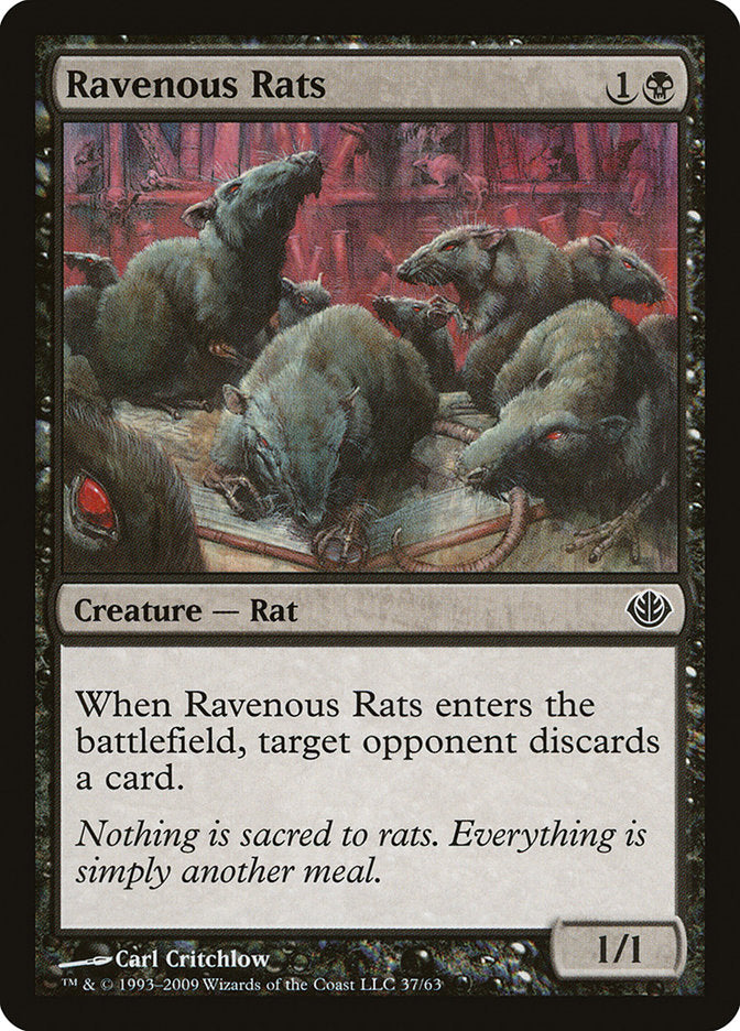 Ravenous Rats [Duel Decks: Garruk vs. Liliana] | Pegasus Games WI