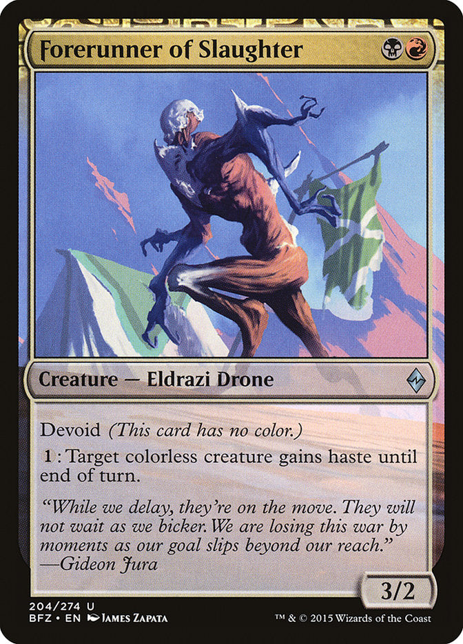 Forerunner of Slaughter [Battle for Zendikar] | Pegasus Games WI