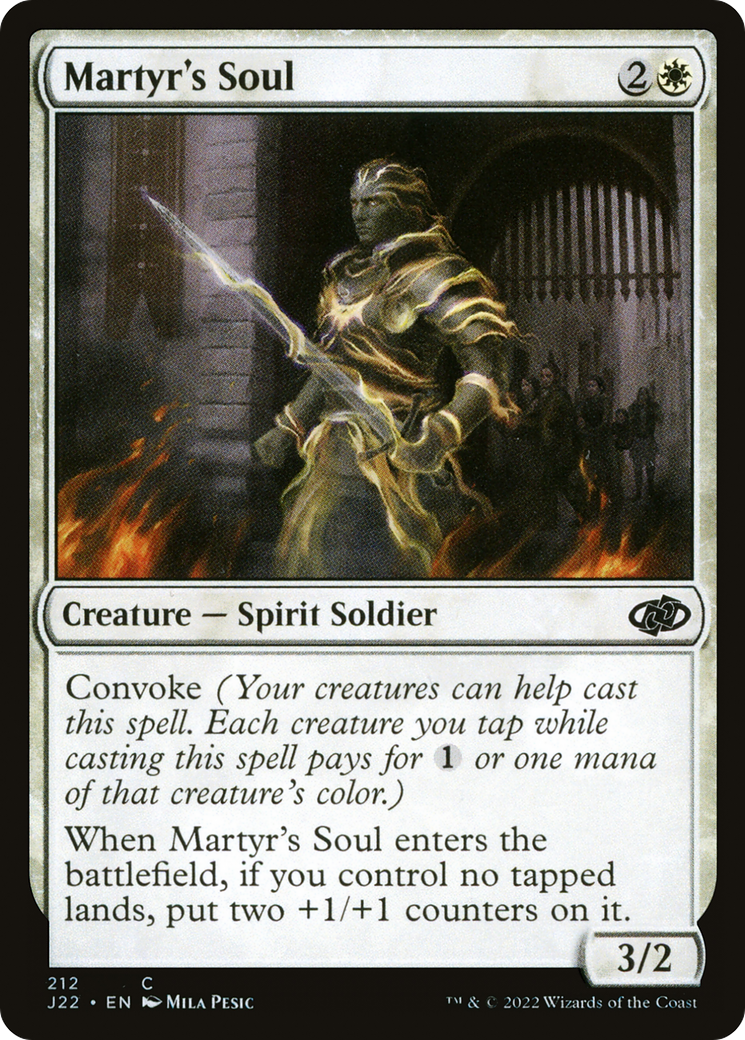 Martyr's Soul [Jumpstart 2022] | Pegasus Games WI