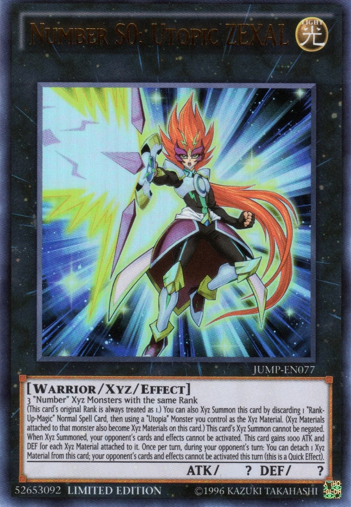 Number S0: Utopic ZEXAL [JUMP-EN077] Ultra Rare | Pegasus Games WI