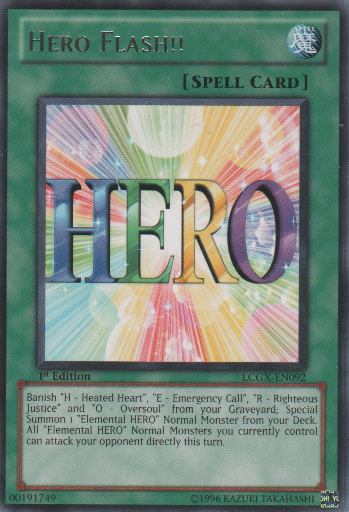 Hero Flash!! [LCGX-EN092] Rare | Pegasus Games WI