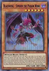 Blackwing - Simoon the Poison Wind (Purple) [LDS2-EN040] Ultra Rare | Pegasus Games WI