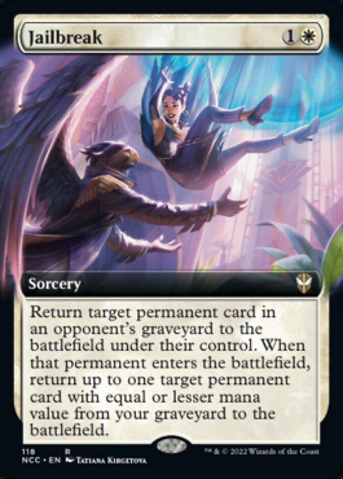 Jailbreak (Extended Art) [Streets of New Capenna Commander] | Pegasus Games WI