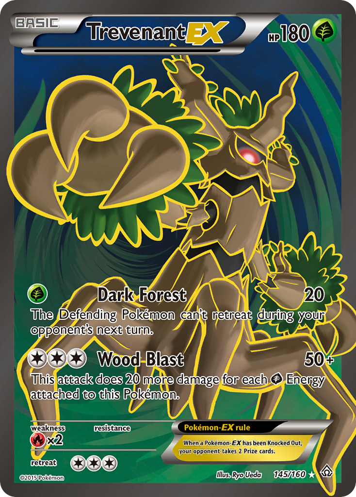 Trevenant EX (145/160) [XY: Primal Clash] | Pegasus Games WI