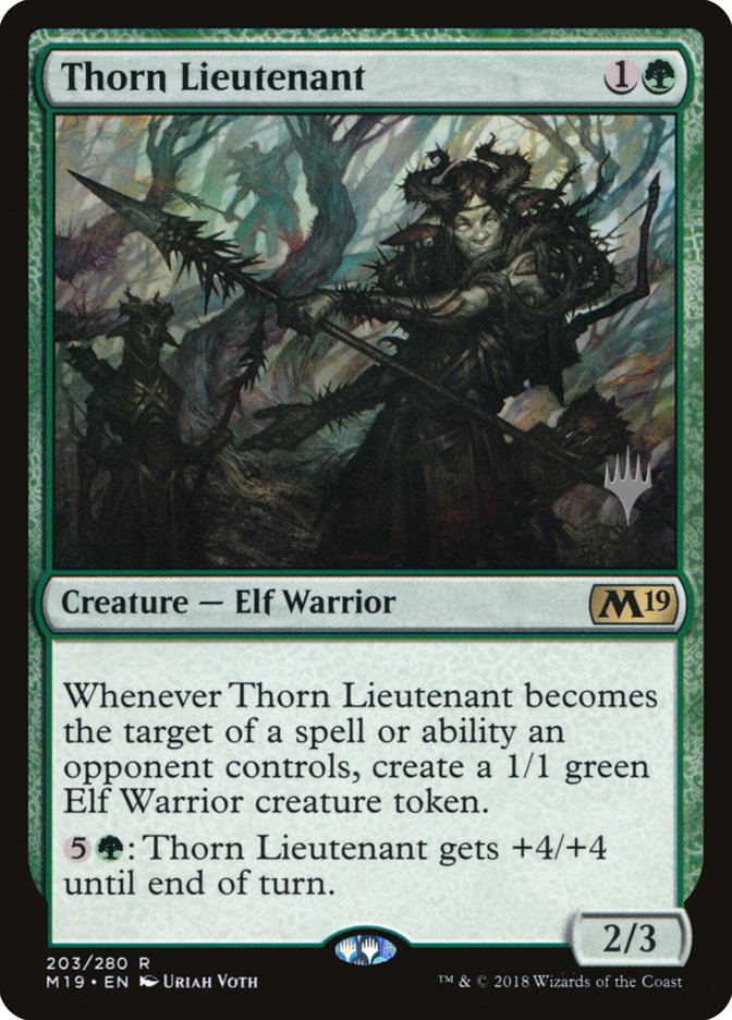 Thorn Lieutenant (Promo Pack) [Core Set 2019 Promos] | Pegasus Games WI