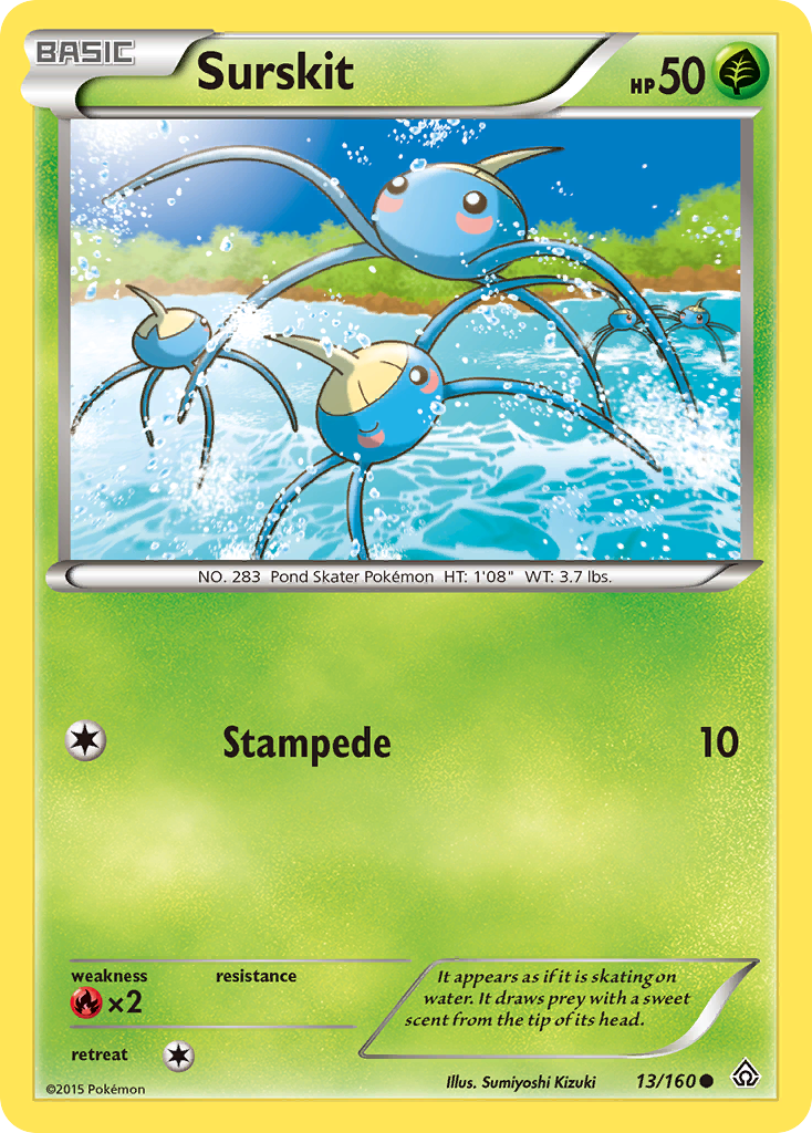 Surskit (13/160) [XY: Primal Clash] | Pegasus Games WI