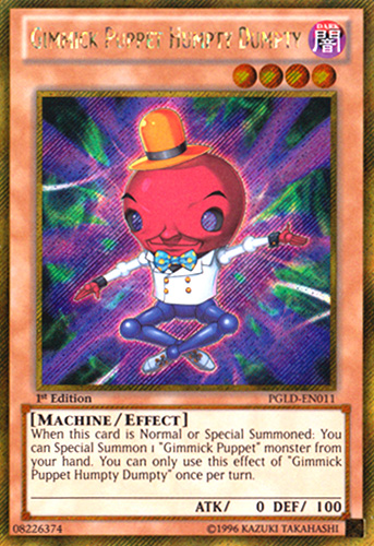 Gimmick Puppet Humpty Dumpty [PGLD-EN011] Gold Secret Rare | Pegasus Games WI