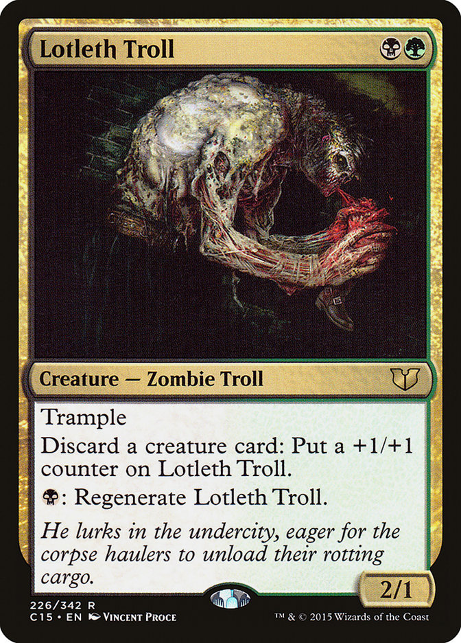 Lotleth Troll [Commander 2015] | Pegasus Games WI