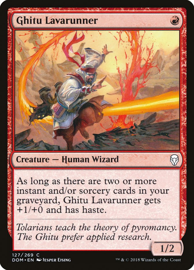 Ghitu Lavarunner [Dominaria] | Pegasus Games WI