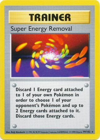 Super Energy Removal (79/102) [Base Set Shadowless Unlimited] | Pegasus Games WI