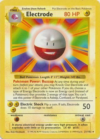 Electrode (21/102) [Base Set Shadowless Unlimited] | Pegasus Games WI